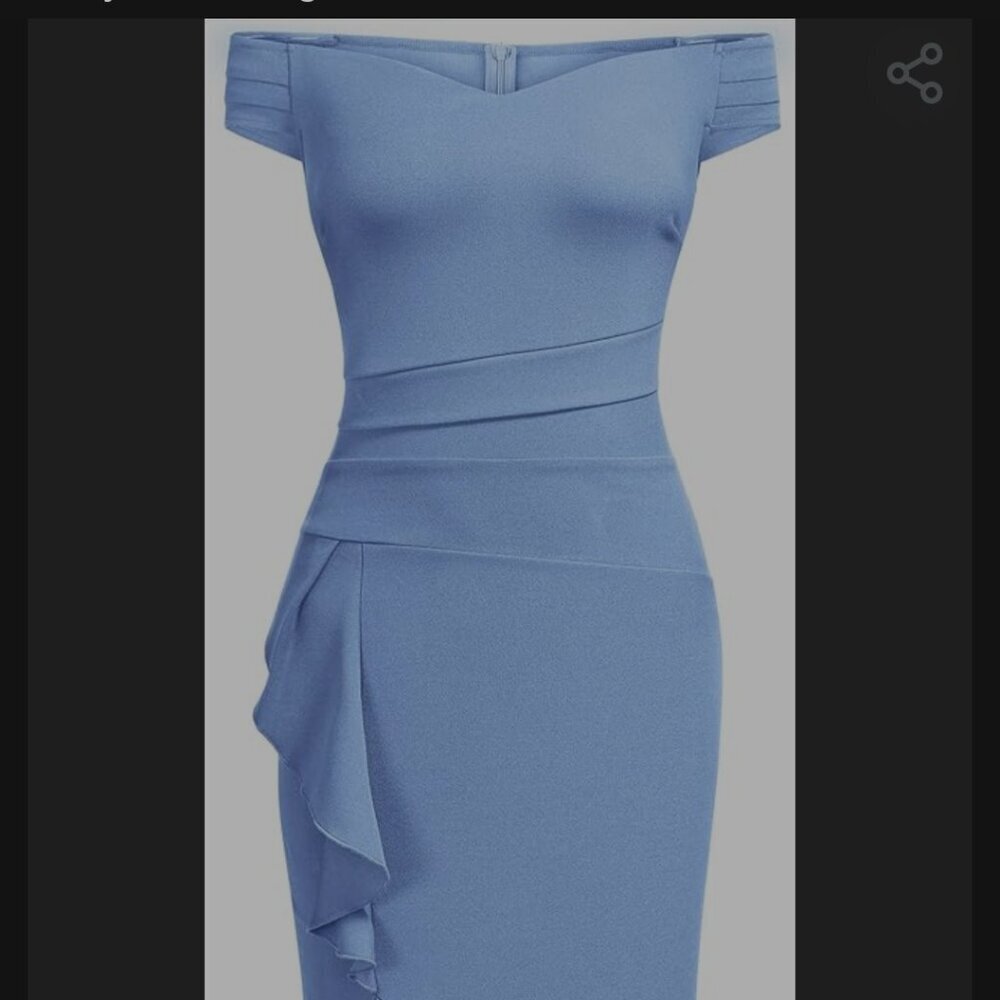 💰Bundle and save lots💰 NWT Knitee Women's Off Shoulder dress - Picture 5 of 8